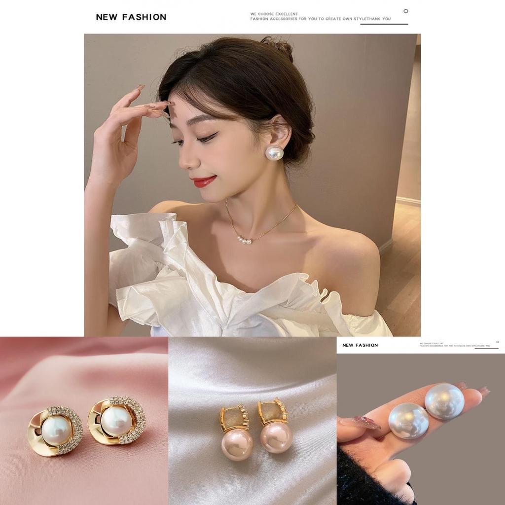 Statement Pearl Ear Studs For Women Fashionable And Trendy Accessories For A Chic Look