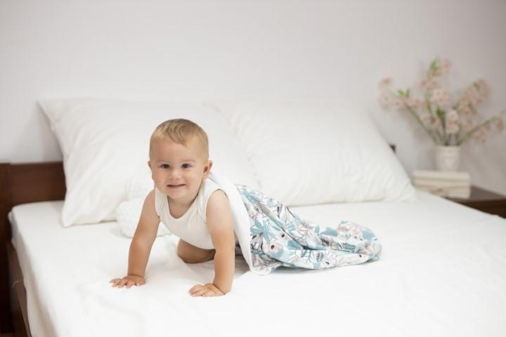 Ines cotton blanket - double-sided in a box 75x100