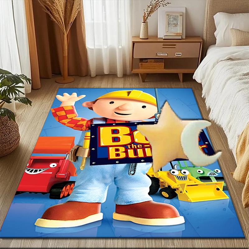 The Builder's Adventure Floor Mat for Living Room, Game Rooms, Office, Bedroom, Office Floor Mat Playful Design, Christmas fan gifts