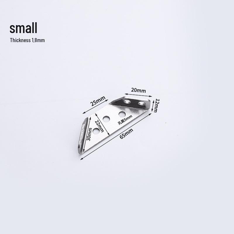 Stainless Steel Multi-Functional Three-Sided Trapezoidal Support Shelf Bracket