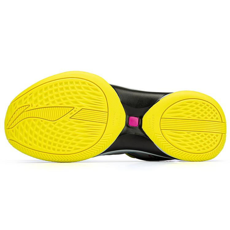 New LiNing Cushioning Anti Slip And Wear Resistant Low Top Basketball Shoes Men's Gray Black ABPR069-6