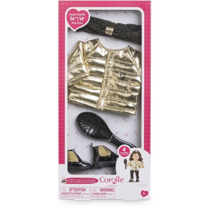 Coffret Couture &amp; Accessoires - COROLLE - 4 accessoires - pour poupée 36cm Ma Corolle - des 3 ans