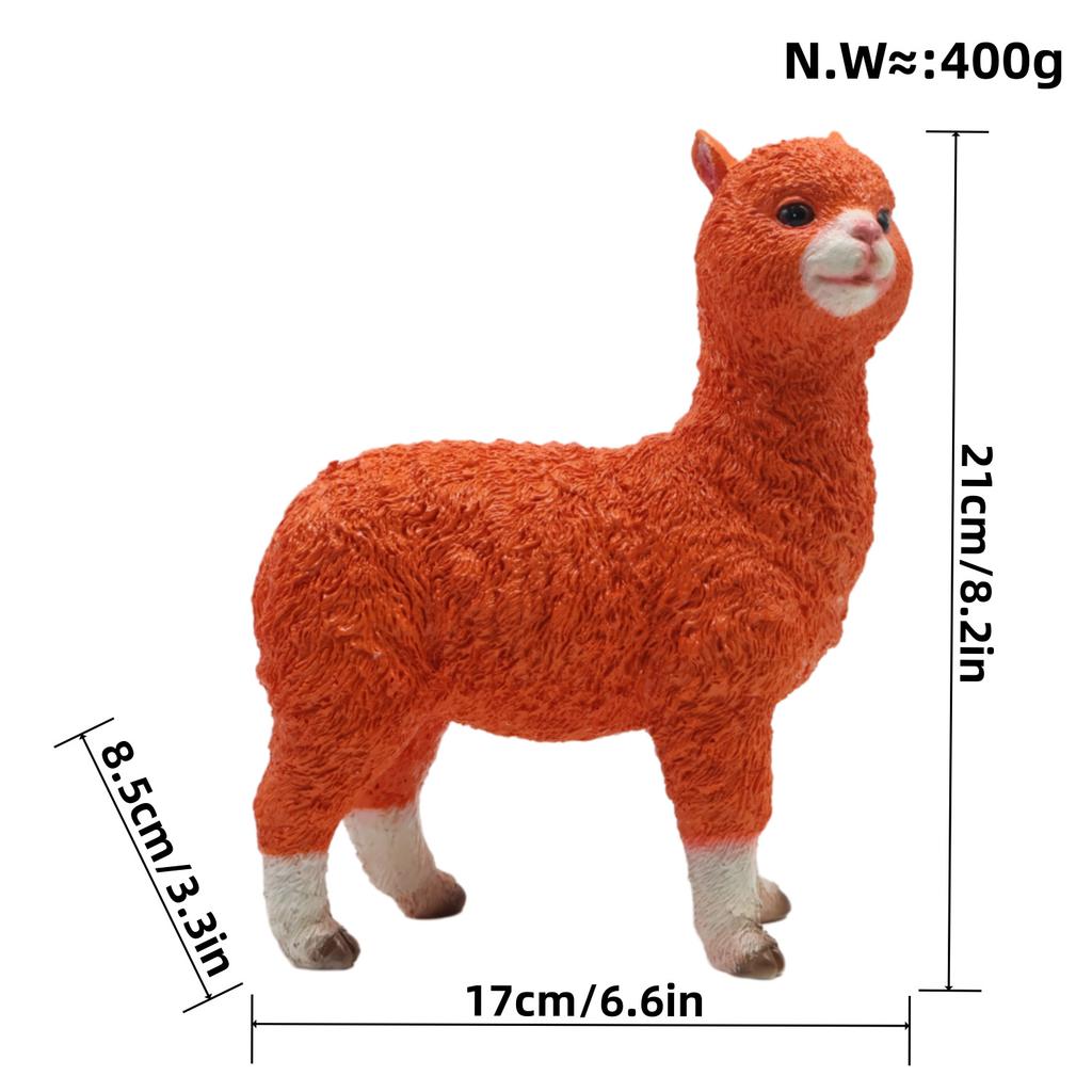 Kreative Simulation Alpaka Harzhandwerk Neues Zuhause Dekoration Wohnzimmer Eingang Geschenk Modernes Einfaches Ornament