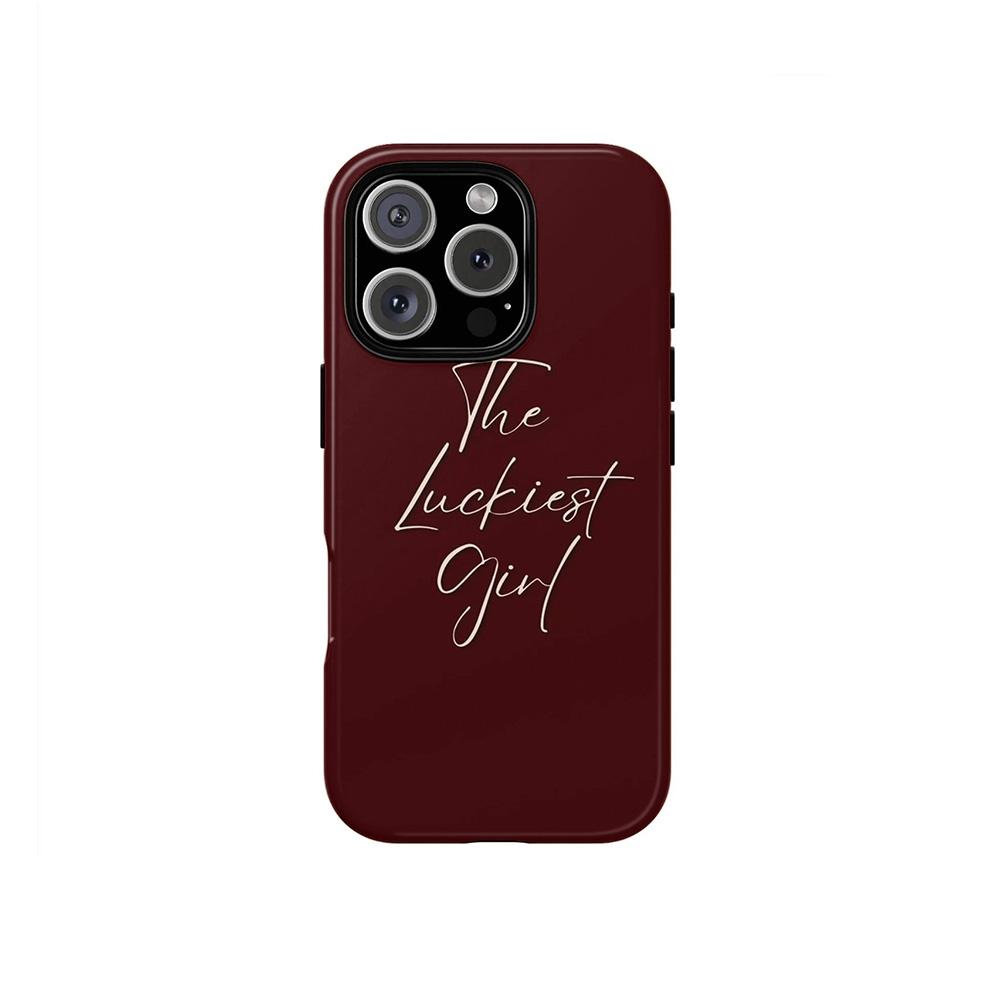 

Luxury Clmj Fashion Red Leather Print Pattern Phone Case for iPhone 17 16 15 14 13 12 11 X Air Pro Max Plus Double-layer Cover iPhone 16 Pro