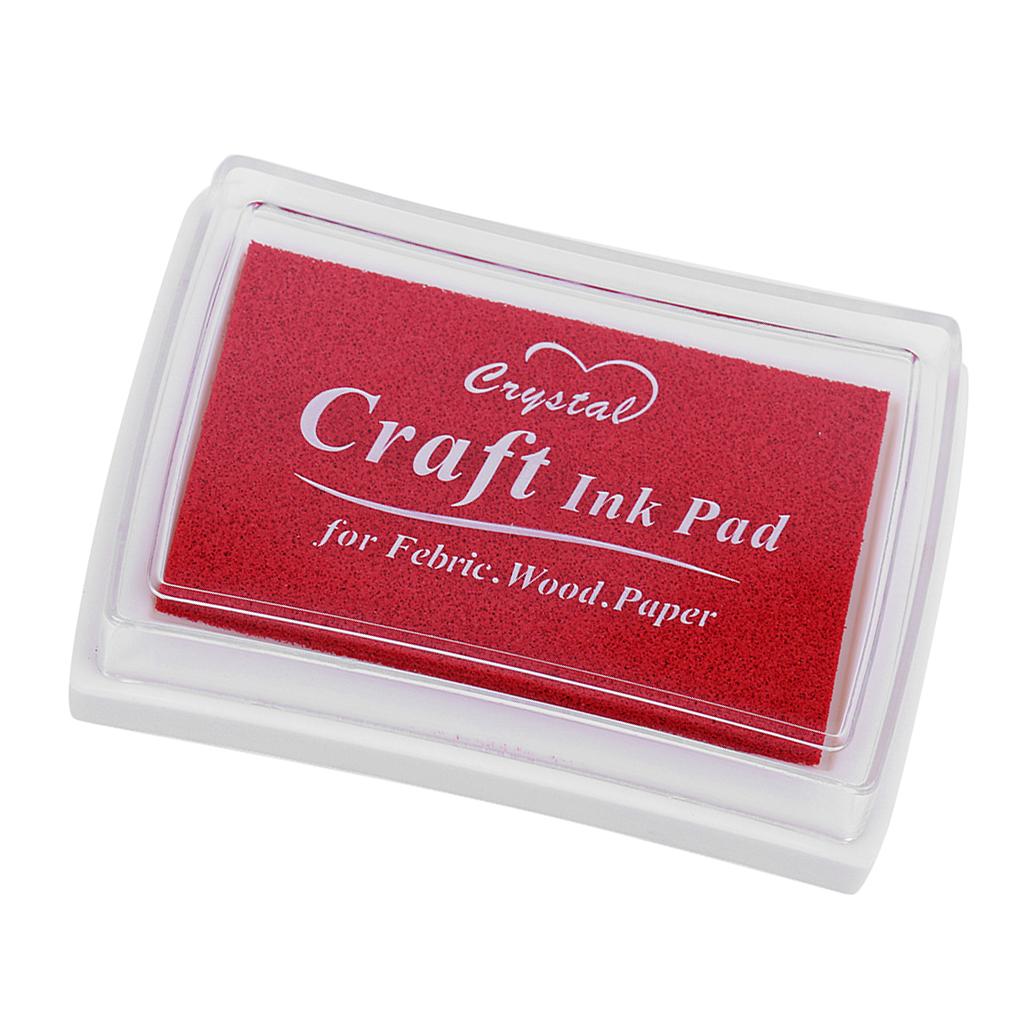 Colorful Stamp Partner Ink Pad for Mini Stamp Wood Paper Craft Kit Useful Kit for Paper Crafts Card Letter Decoration