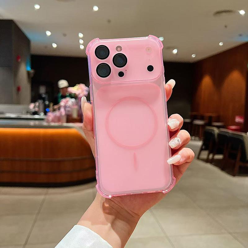 Comes with Lens Film Phone Case for IPhone 17 16 15 Pro Max 14 13 12 Transparent Shockproof Back Cover