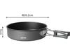 Alocs camping frying pan camping frying pan suitable for frying meat and grilling