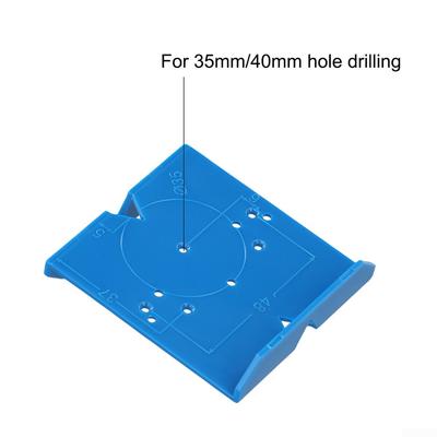Localizzatore di fori per cerniere per armadietti Jig per fori per cerniere per armadietti Localizzatore di fori per cerniere per armadietti