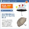 Frilled long automatic suitable for both sunny and rainy fiberglass umbrella, opening, days, 55cm, sun-blocking, UV-cut coating, frame, LIEBEN-1415