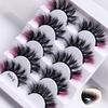 Trendy Fake Lashes Vivid Color Non-Irritating Eye Makeup