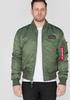 Winter Jacket Alpha Industries MA-1 D-Tec Hood Bomber Jacket (183110) Sage Green (183110-001)