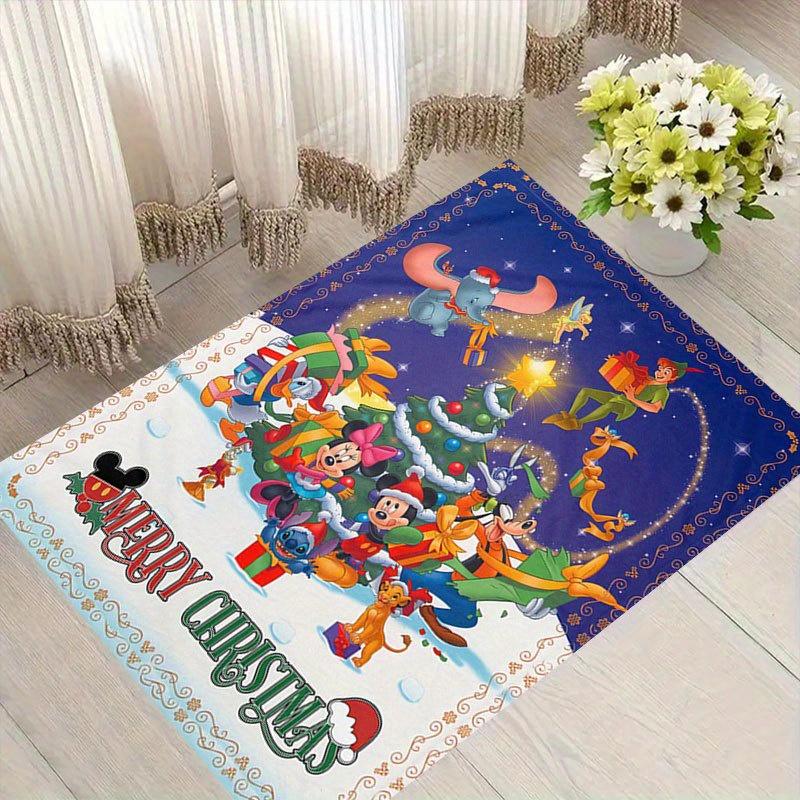 1pc Disney Cartoon Characters (61)_01 Pattern Carpet Area Rug Non-slip Carpet Hand Washable Floor Mat Suitable For Living Room Bedroom Home 60cm by 90cm