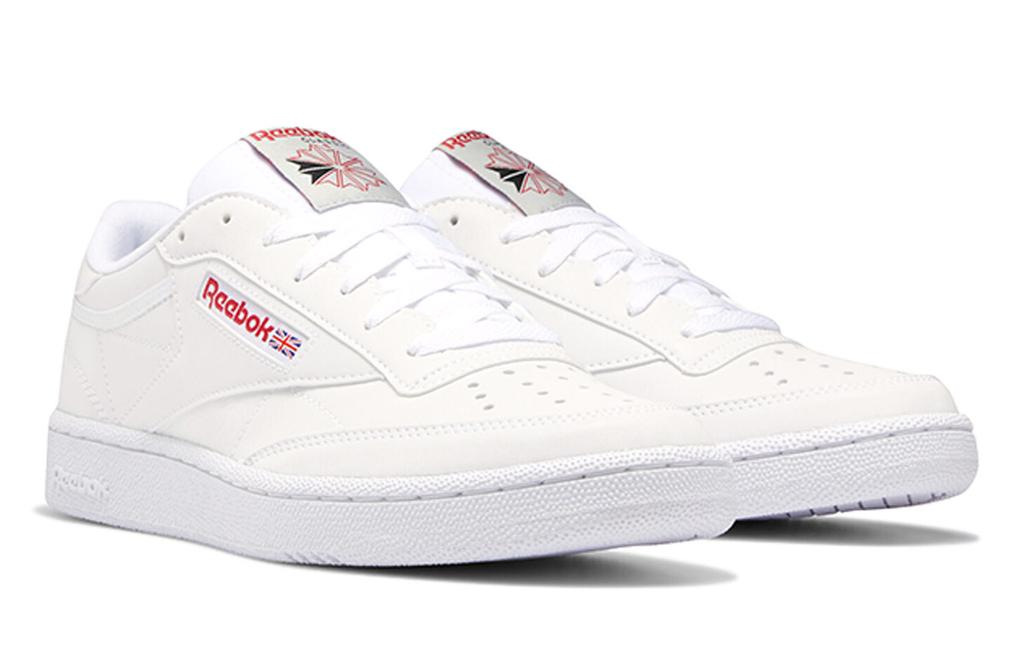 Reebok Classic Club 85 White Skate Shoes 'White Red' DV7240