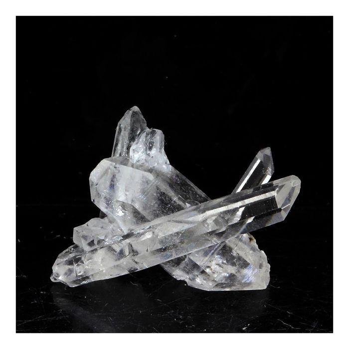 Pierres et Minéraux. Quartz biterminé. 8.05 ct. Puits Brides, La Gardette Mine, Bourg d'Oisans, France.