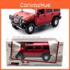Alloy Hummer H2 Offroad Car Model With Sound And Light For Collectors