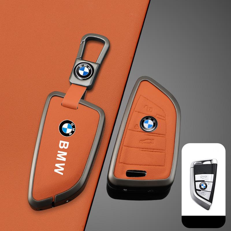 

Leather Car Smart Key Case Cover Shell for BMW X1 X3 X4 X5 F15 X6 F16 G30 7 Series G11 F48 F39 520 525 f30 118i 218i 320i