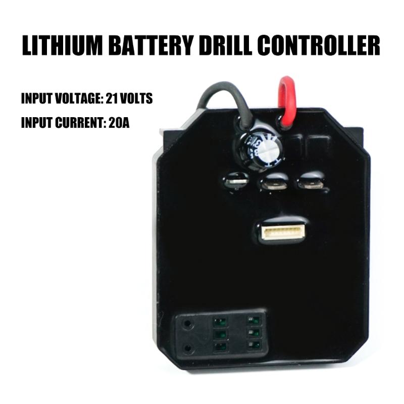 ABS and Metal Brushless Controller 18-21V for Efficient Power Transfer and Multiple Brand Drill Compatibility