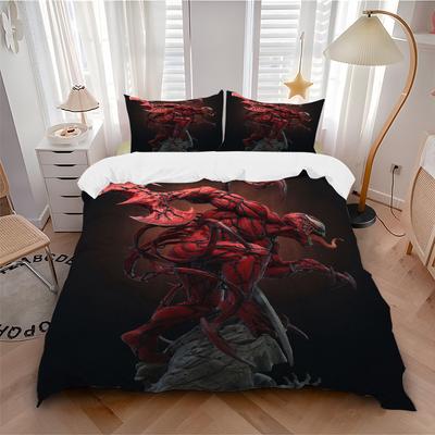 Carnage Statue Display Print 3Pcs Bedding Setduvet Cover With 2 Bedropillowcase Home Birthday Gift