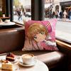 Anime Cardcaptor Sakura Kissenbezug Dekorative Kissenbezüge Bezug Sofa x Kissen Stück x x Kissenbezug