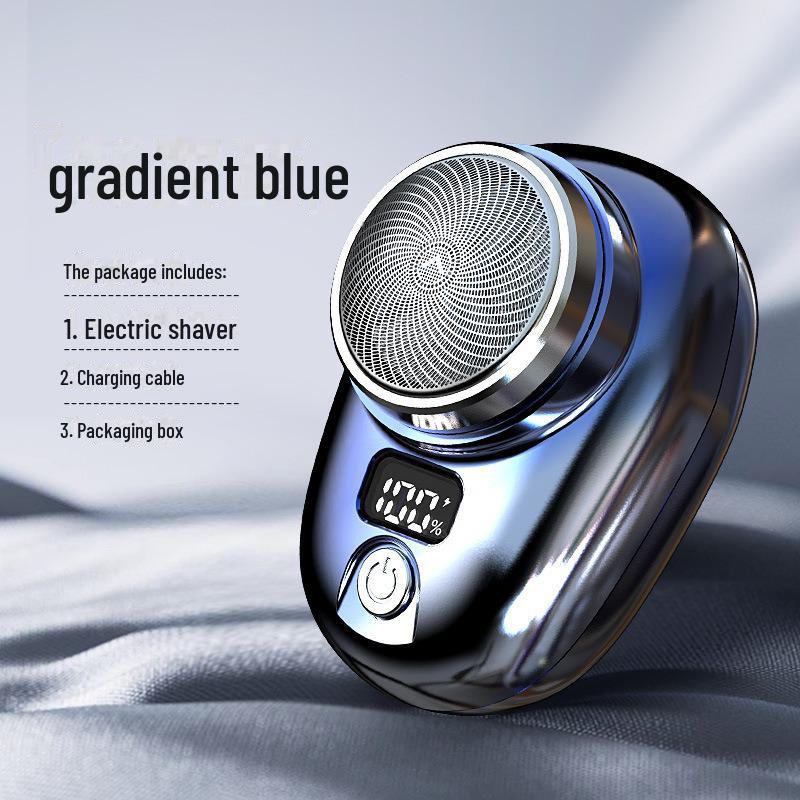 Wiederaufladbarer Herren-Reise-Elektro-Rasierer mit Doppelkopf