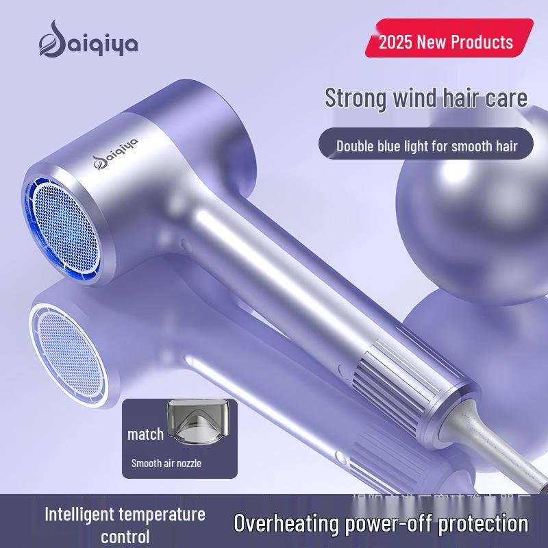 Blue Light Ion Hair Dryer - Strong Wind Salon Hair Care for Home Use