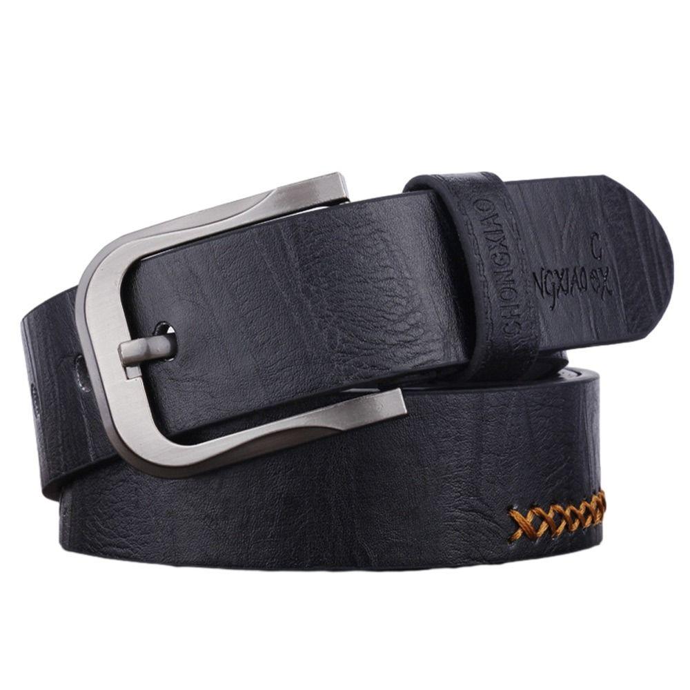 Cowboy Pin Buckle Waistband Vintage Business Belts All-match Leather Belt Men's Belt