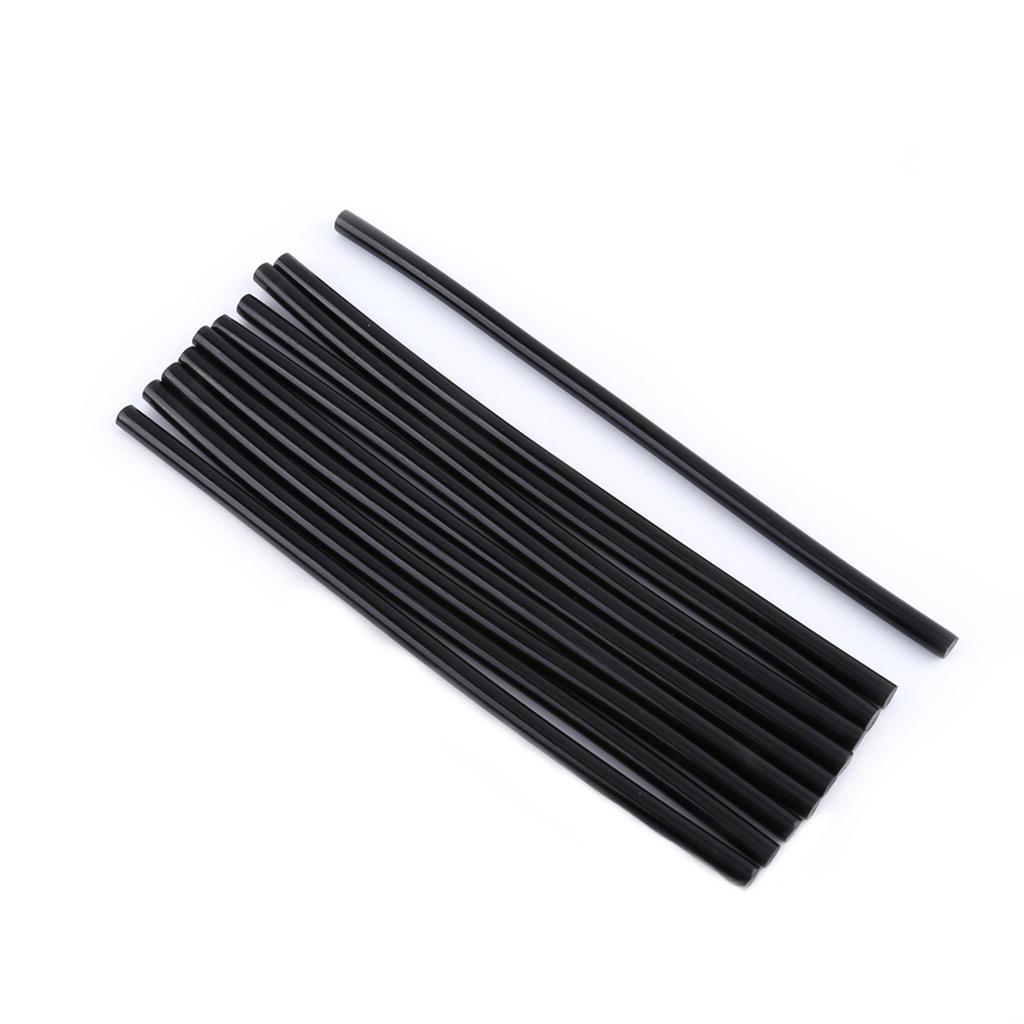 10Pcs black 7mm Celsius 11mm Hot Melt Glue Sticks For Electric Glue      Stick(7mm*200mm)