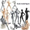 Artists Figurine with Articulated Joints Sketching Painting Drawing Manikin Model Movable Joints