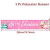Christmas Outdoor Banner Merry Christmas Decorations For Home 2025 Navidad Kerst Xmas Decor Noel Kerst Happy New Year Gift 2025