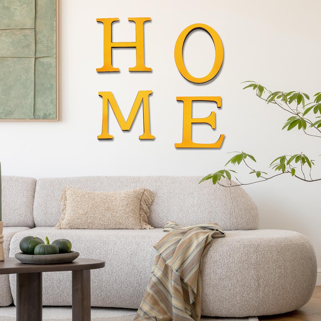 20cm 3D Mirror Acrylic Wall Sticker 26 English Letters Wall Sticker Decals Self-Adhesive Wall Art Mural Home Party Silver