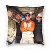 O-Oasis Rock Band Pillowcase Printing Polyester Cushion Cover Decorations Throw Pillow Case Cover Home Zippered 45X45cm