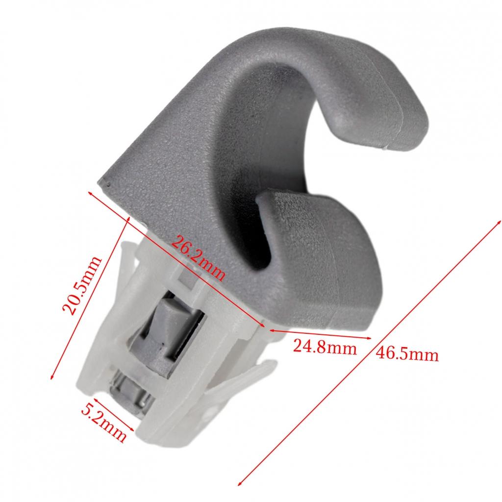 Car Hook Clip Car Grey Hook Clip 2pcs Brand New Easy Installation