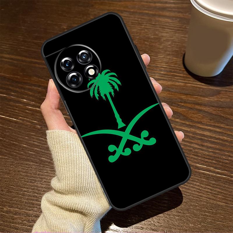 Kingdom of Saudi Arabia Flag Case For OnePlus 15R 13R 12R 10R 8T 10T 13T 15 13 12 11 9 10 Pro Nord CE 5 4 3 2 Lite N20 N30