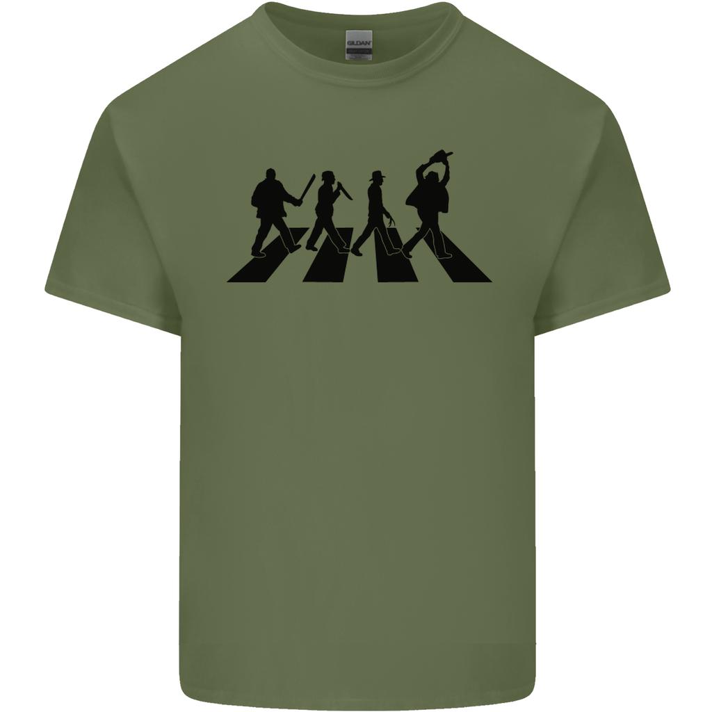 Abbey Road Killer Funny Halloween Horror Unisexs Light Cotton TShirt