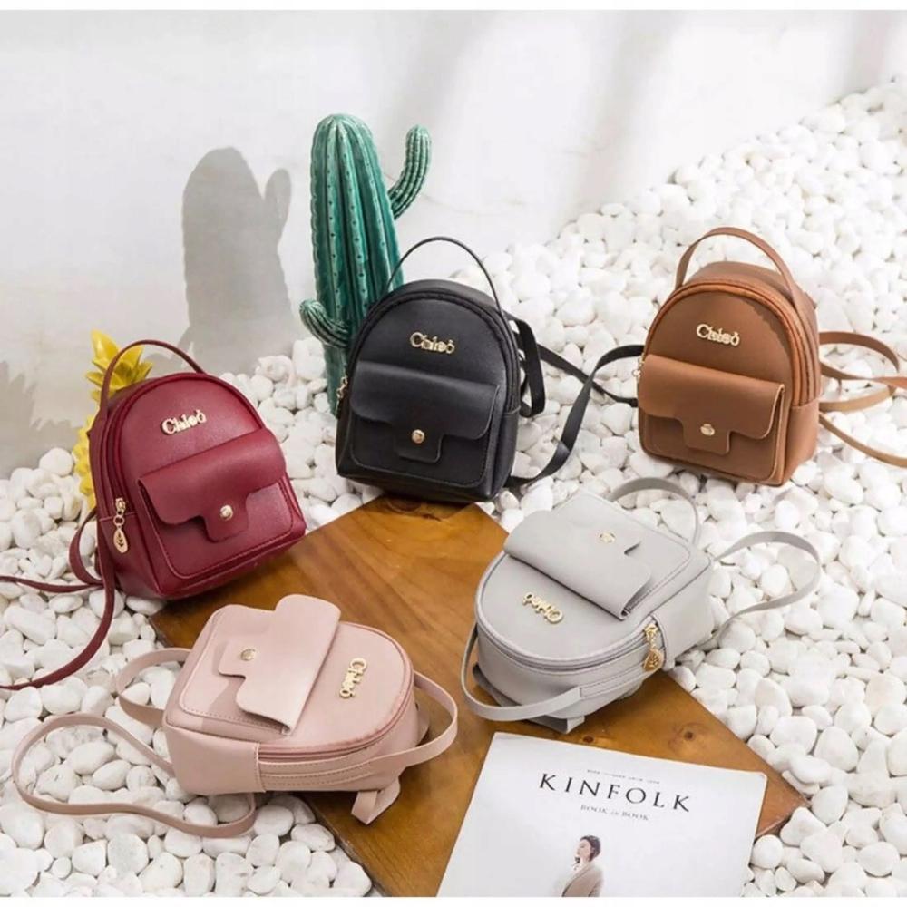 Bag, Satchel, Backpack, Eco-leather Backpack, Women's Shoulder Straps, Pocket, City Bag