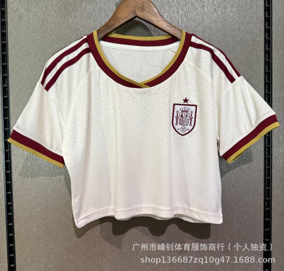 2026 Weltcup Trikot Damen Fußballtrikot Cheerleader Kurzarm Brasilien Mexiko Argentinien Deutschland Großhandel