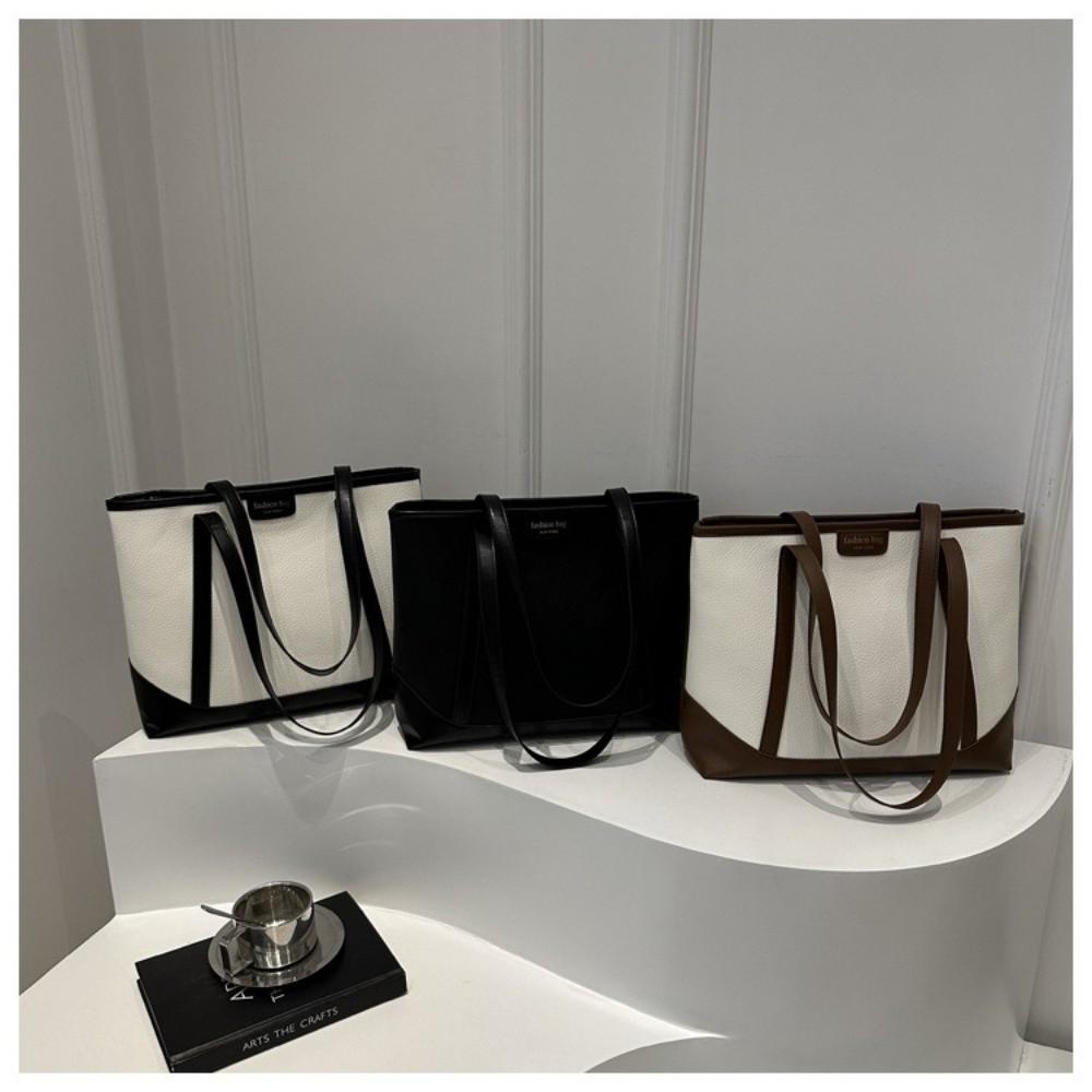 Handbag PU  Tote Bag Korean Style Ladies Commute Bag Elegant Women Shoulder Bag  Office Worker