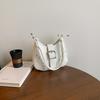 Simple retro trend design new fashion belt buckle casual shoulder underarm bag messenger bag