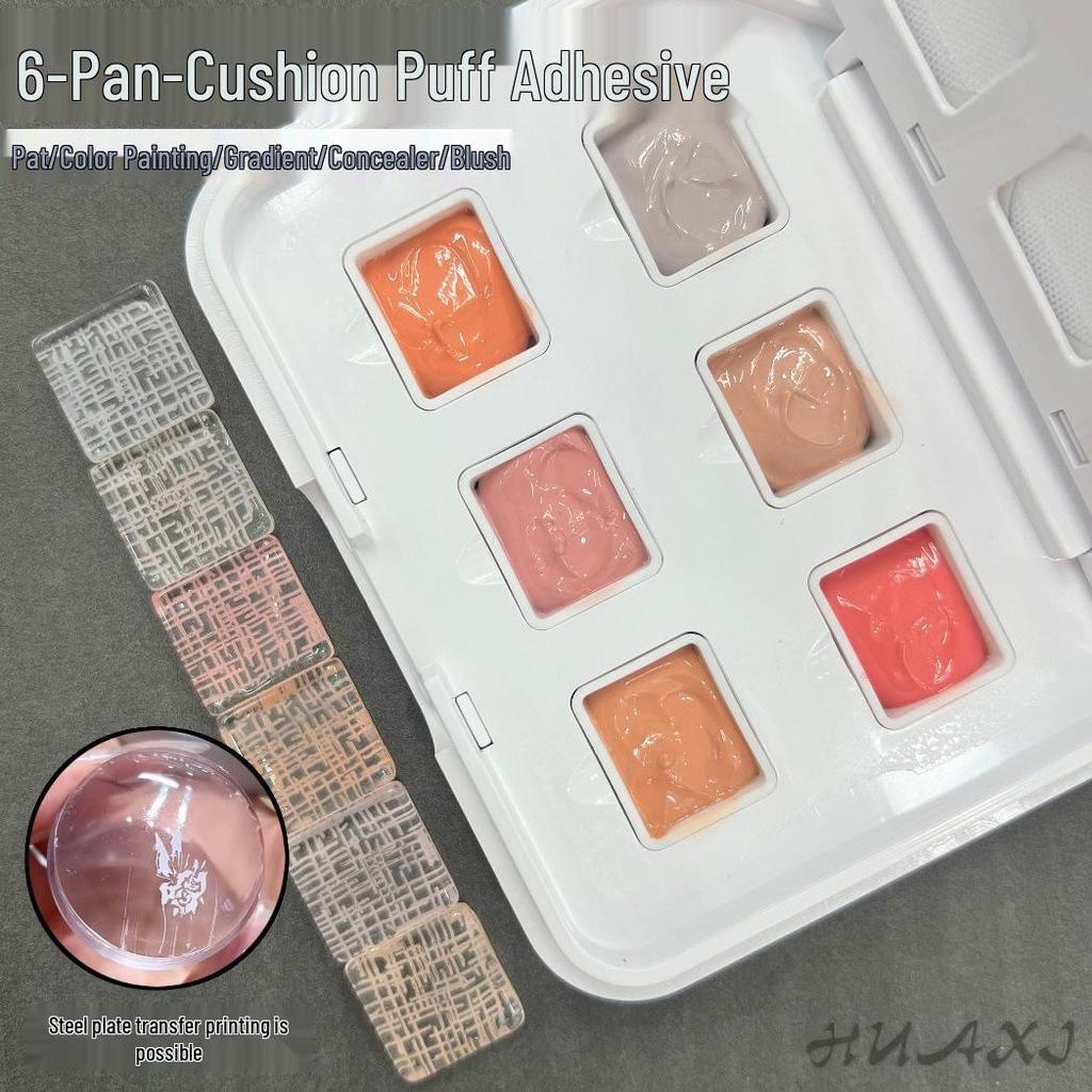 Nuovo Gel Pat Pat: Nove Griglie Nail Art Colore Solido Pittura Blush 2024 - Sfumato Saturo Gradiente, Non Richiede Lavaggio