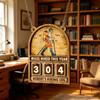 Personalized Hanging Wooden Tracker Plaque Record Hiking Miles Creative Wall Ornament Exquisite Gift For Outdoor Hiking Lovers