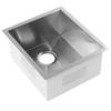 RV Rectangular Sink Wash Basin Stainless Steel 400x350x203mm Rust Resistant Large Capacity for Campe