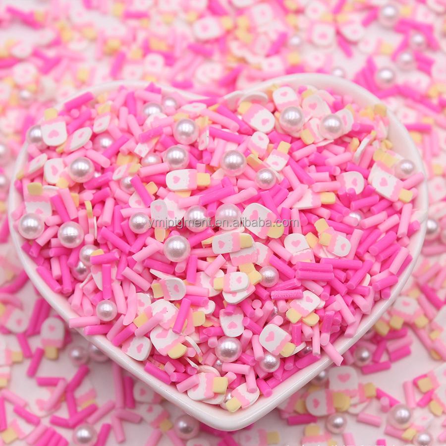 5mm Fruits Shape Christmas Halloween Sprinkles Polymer Clay Slices for Nail Slime Epoxy Resin Craft Diy