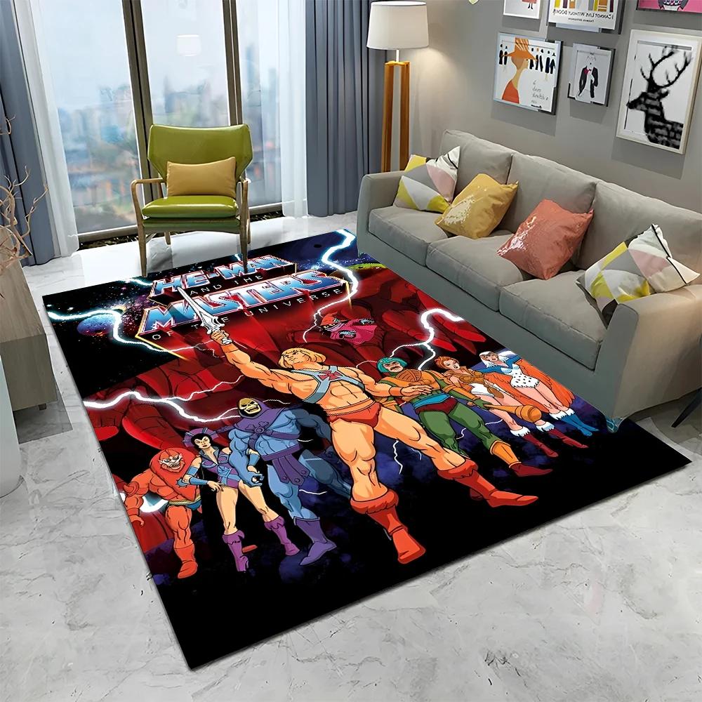He Man Masters of The Universe Carpet Rug for Home Living Room Bedroom Sofa Doormat Decor,kids Play  Area Rug Non-slip Floor Mat