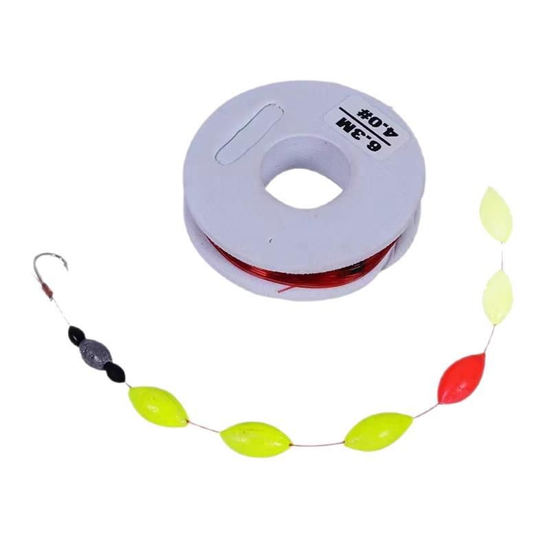 High-Sensitivity Outdoor Fishing Rig Set with Single/Double Hook: Seven-Star Float Rig