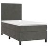 VidaXL Sommier à Lattes de Lit avec Matelas et LED, Lit Rembourré, Lit Simple, Lit Adulte de Chambre à Coucher Intérieur, 3135976