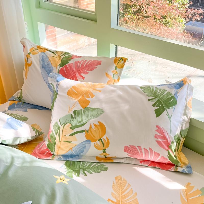 Hautfreundlicher Kissenbezug Reiner Baumwoll-Kissenbezug 48x74cm Kissenbezug 2 Stück Druck Kissenbezug Kissenbezug fundas de almohada