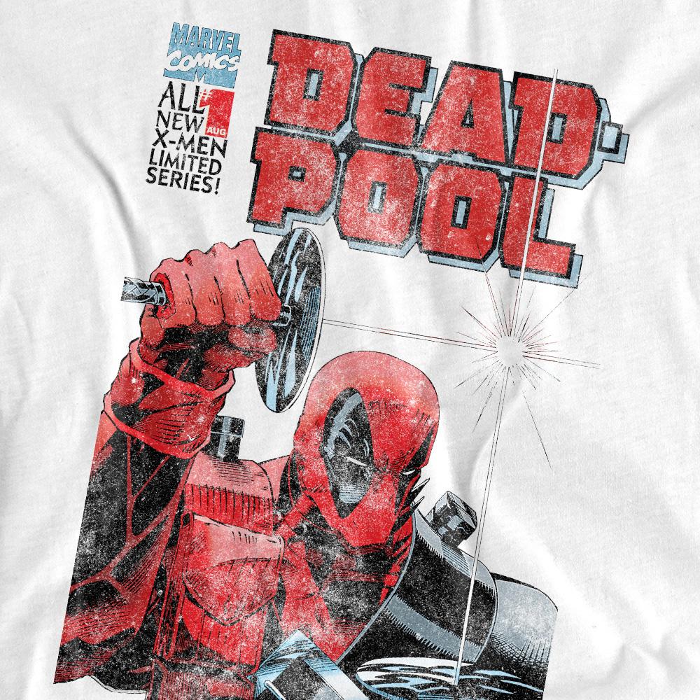 Deadpool Unisex Adult Comic Cover T-Shirt