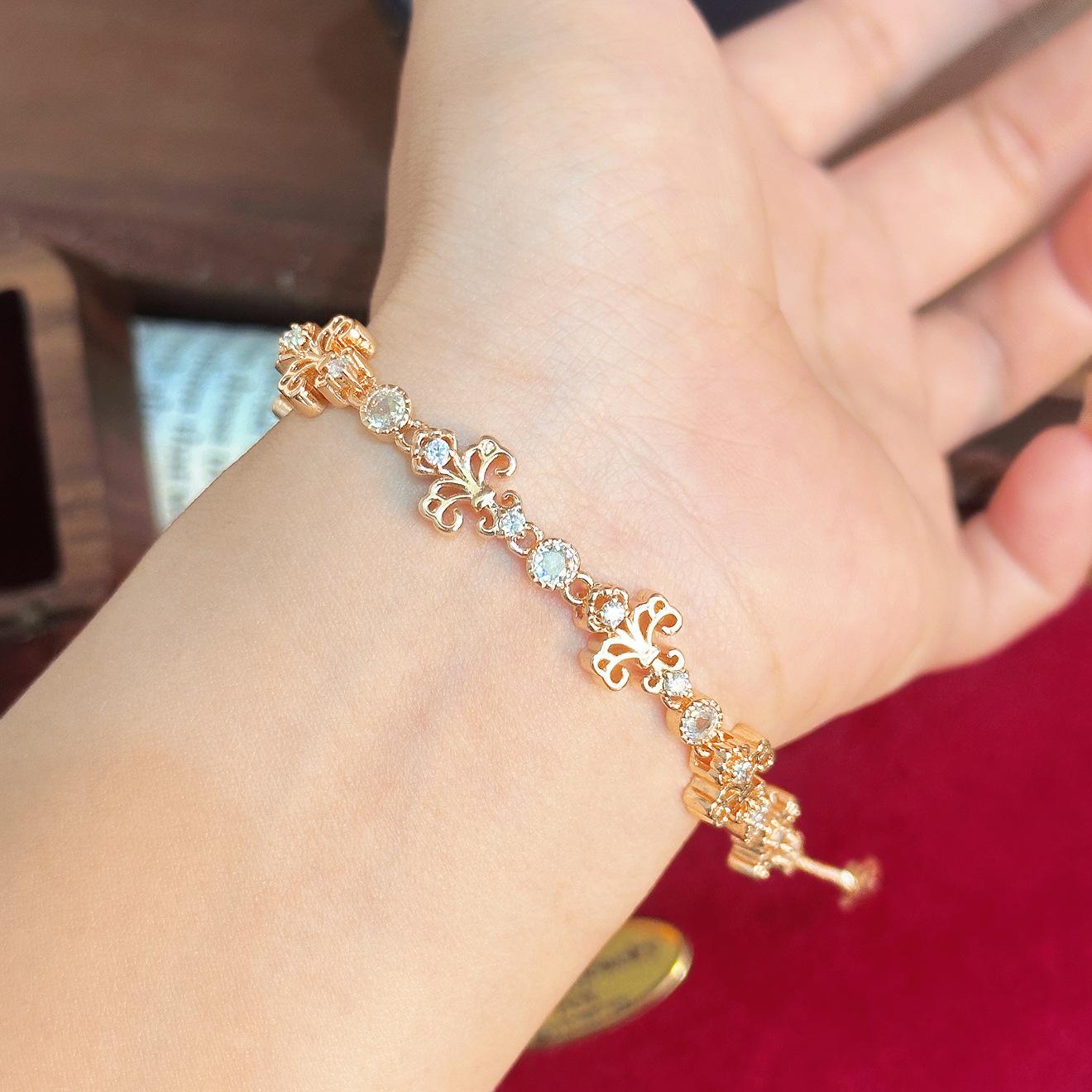 Браслет-ирис в стиле Xiaohongshu, изысканное нишевое украшение