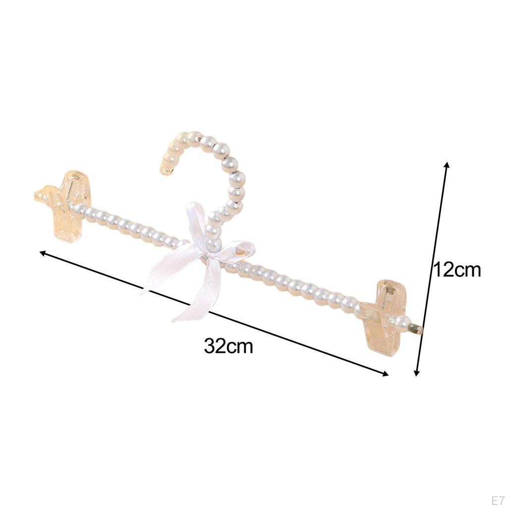 Beaded Clothes Hangers, Bowknot , Decorative Hangers for Kids Baby