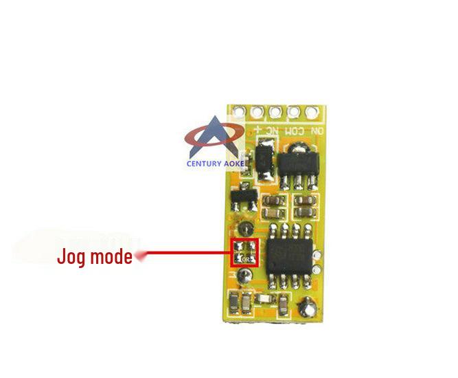 Compact Single-Channel Remote Control Switch with Manual Button for 3.7V-12V LED Relay